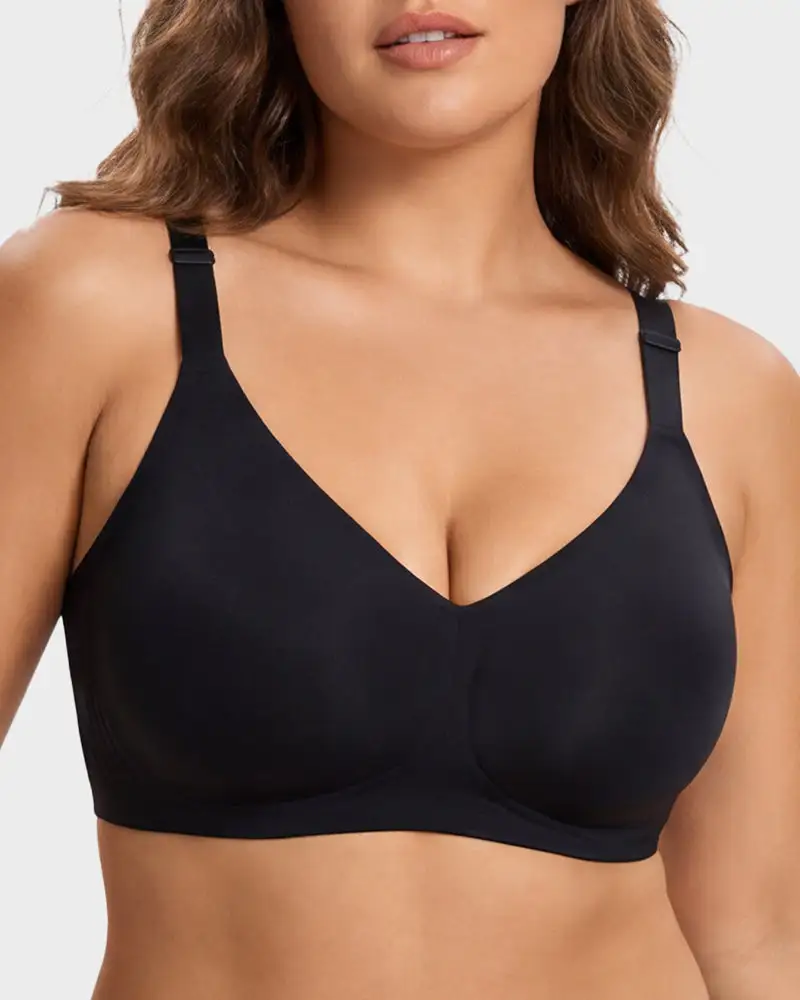 Seamless Soft Comfort Jelly Strip Wireless Bra