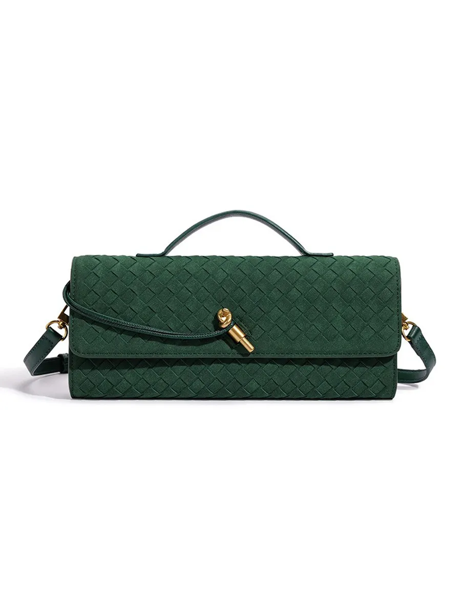 Aurora Hand-Woven Matte Cowhide Bag