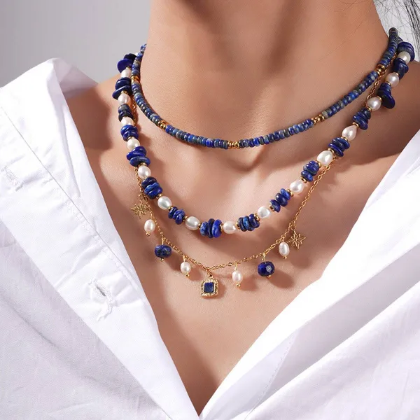 Textured Twisted Pearl Necklace