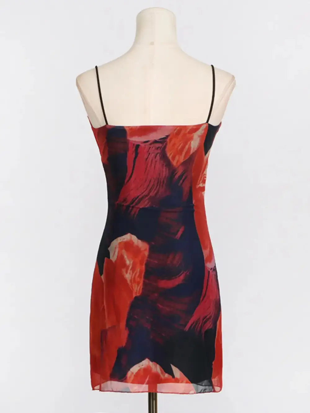 Drape Cowl Mini Dress