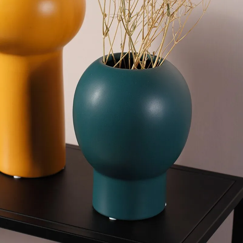 Ceramic Floral Decorative Table Vase