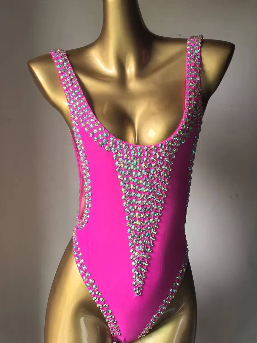 Arabella Rhinestone One-Piece Swimsuit