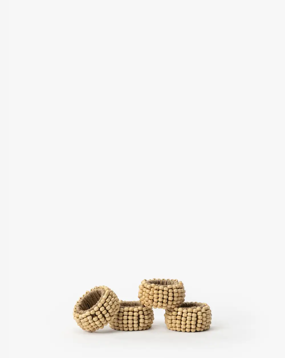 Textured Mango Wood Napkin Set