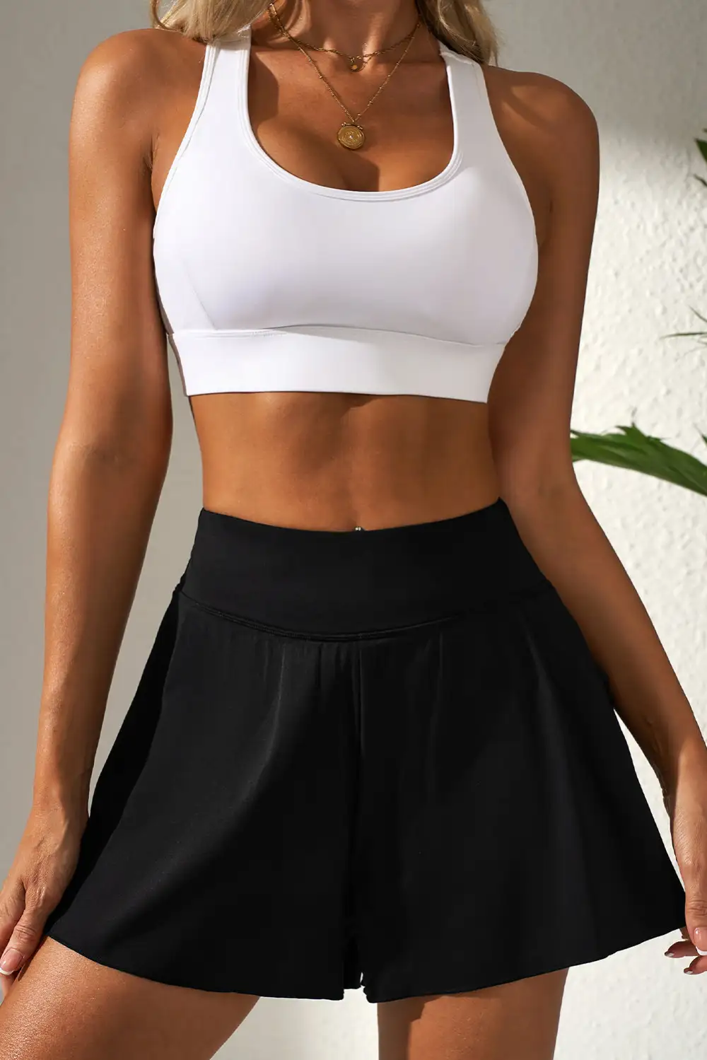 Clean High Waist Swimsuit Pants