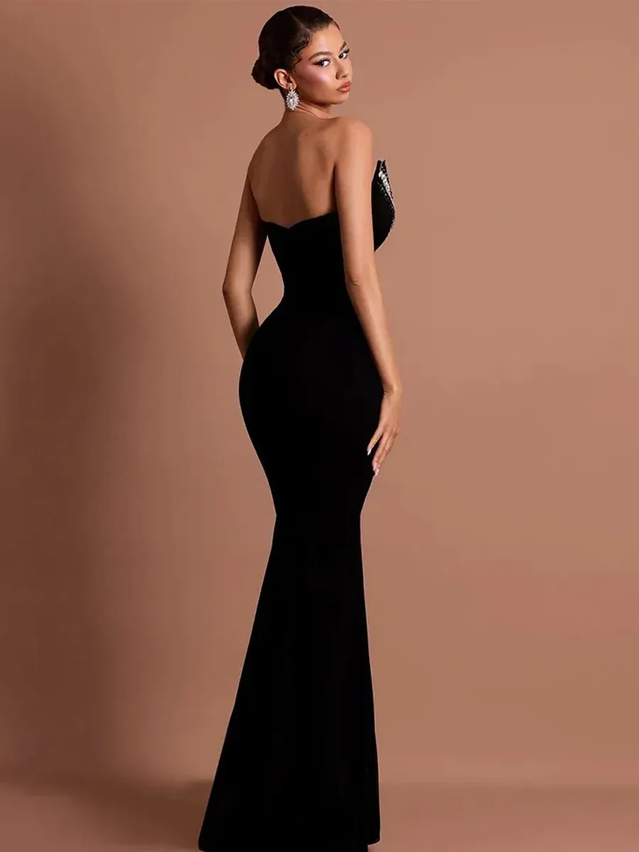 Amira Maxi Dress In Black