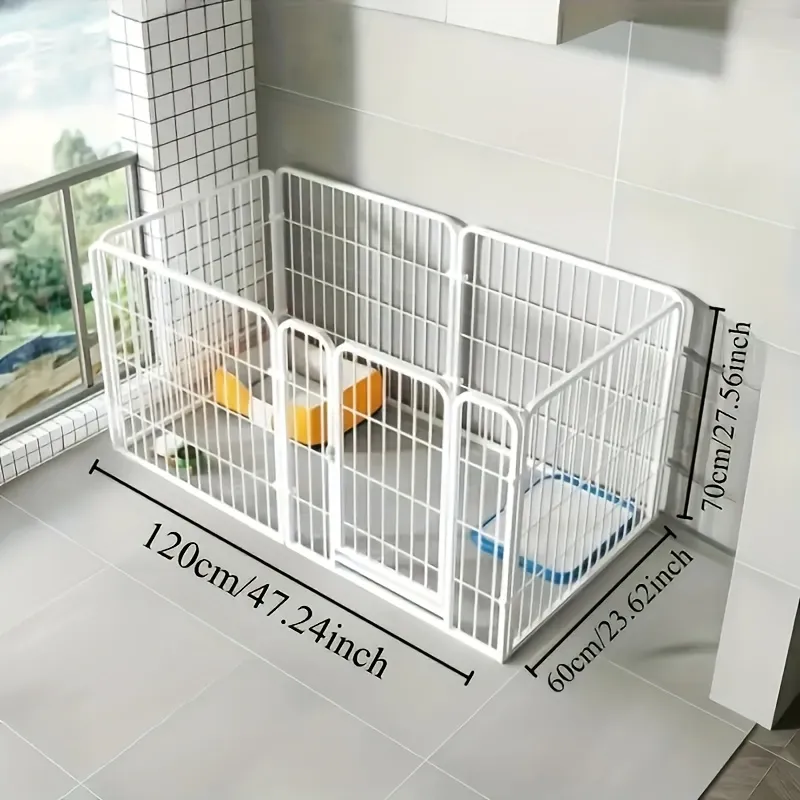 Durable Divided Dog Cage for Multi-Function Use, Pet Essential for Dog Space Management