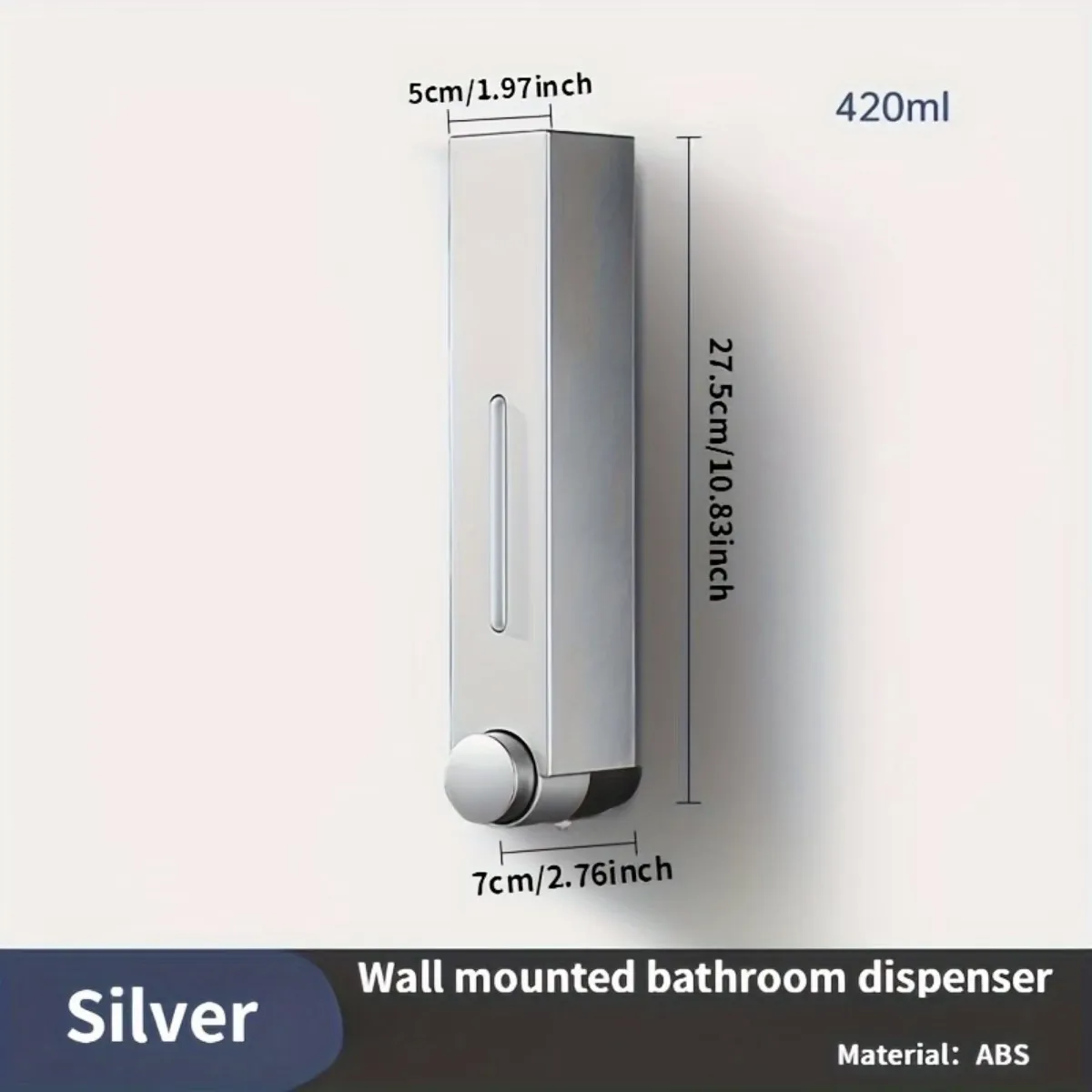 Wall-Mounted Soap Dispenser