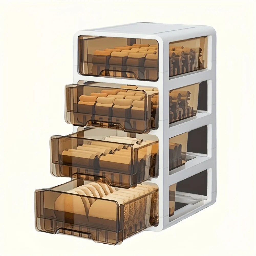 Durable Multi-Drawer Lingerie Storage Unit, Closet Essential for Categorized Intimate Wear Organization