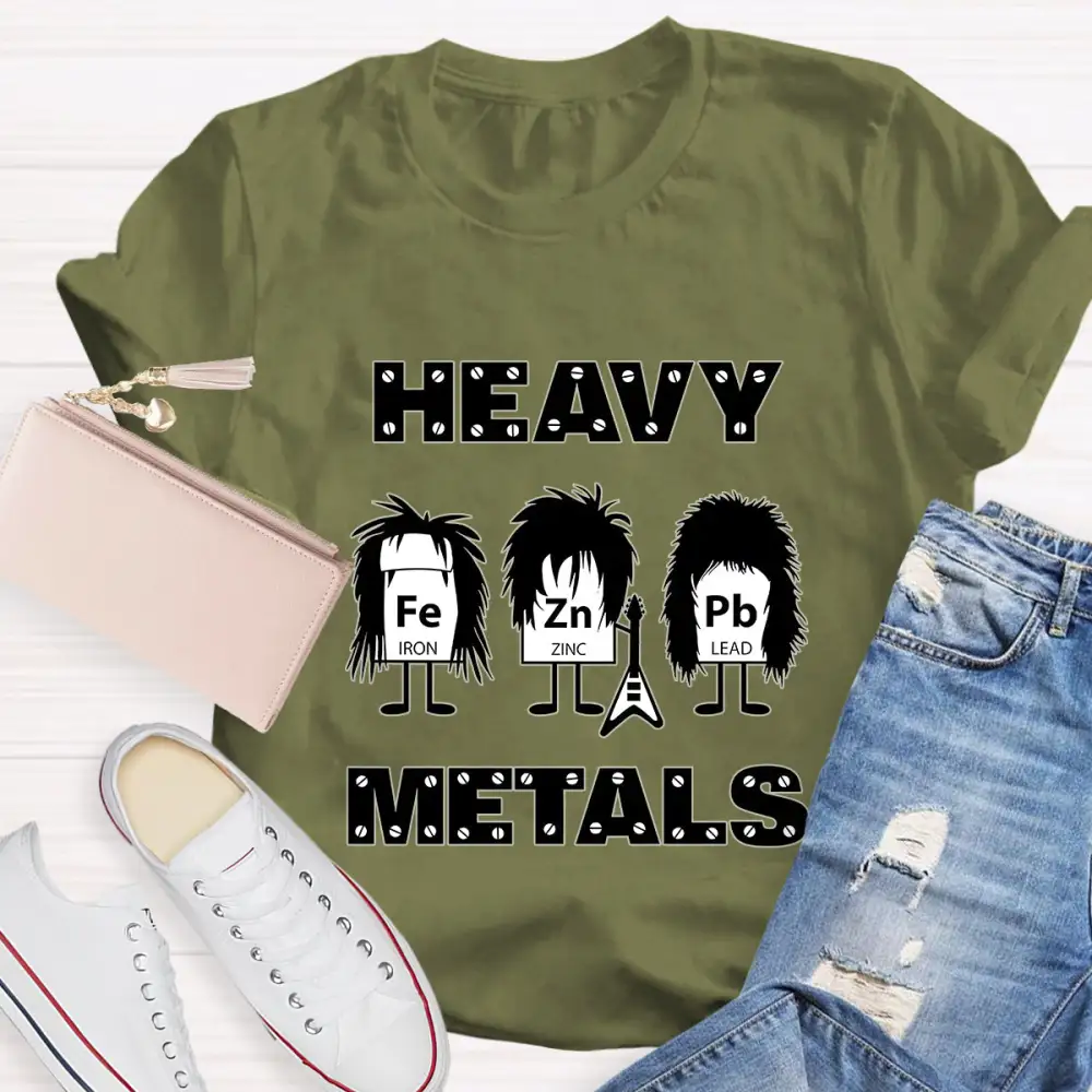 Funny Science Heavy Metals Teacher T-Shirt