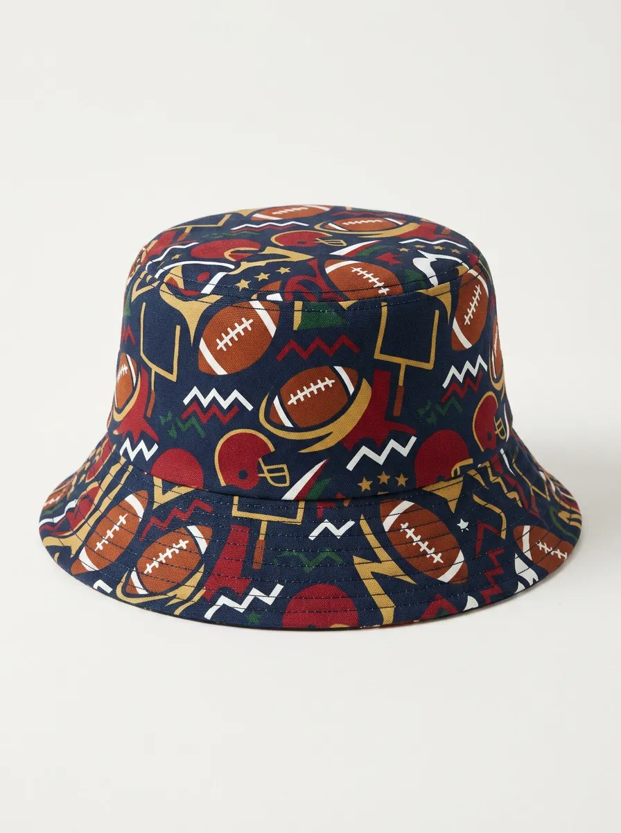 Sporty Football Baseball Cap