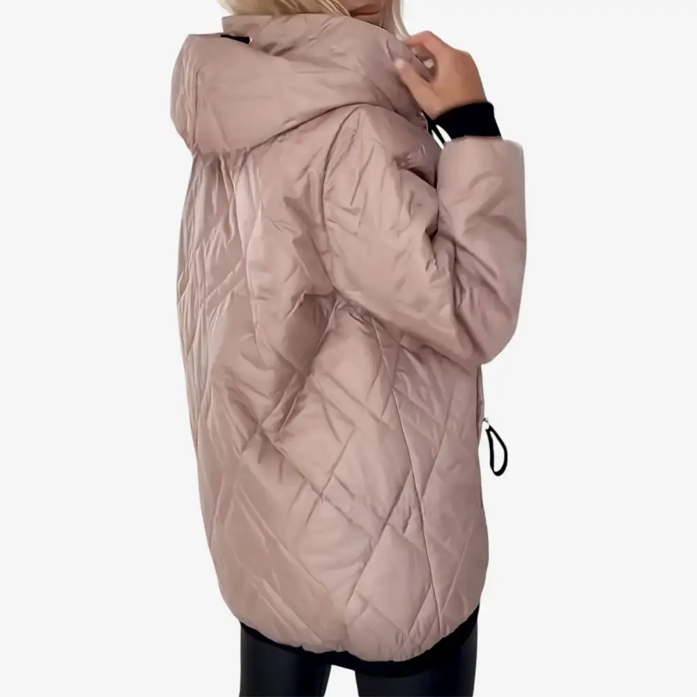Hooded Zip Front Jacket