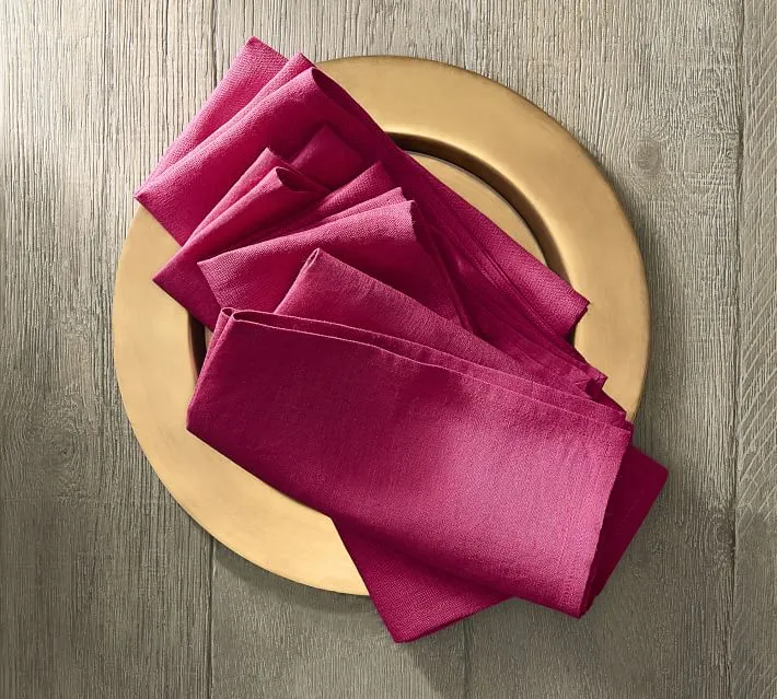 Casual Handwoven Linen Napkin Set