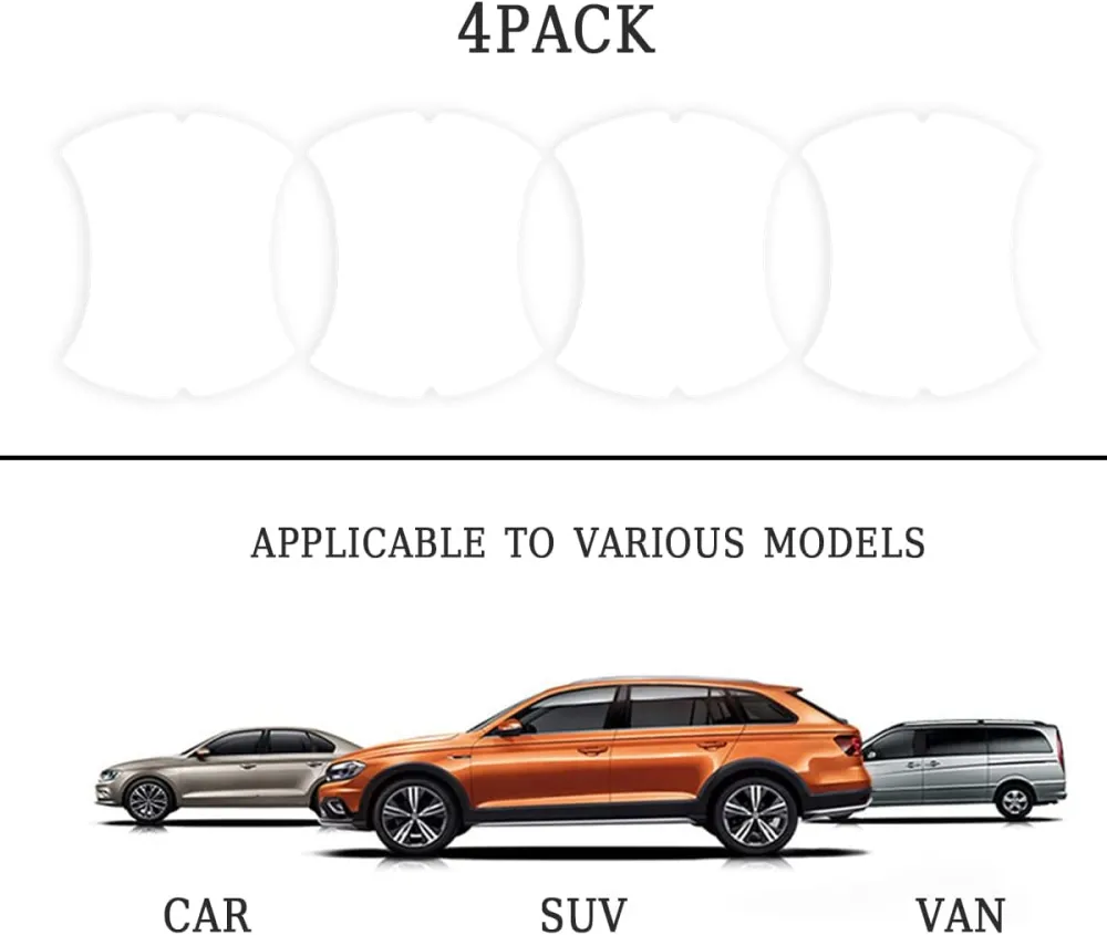 Car Door Cup Protector Film Set