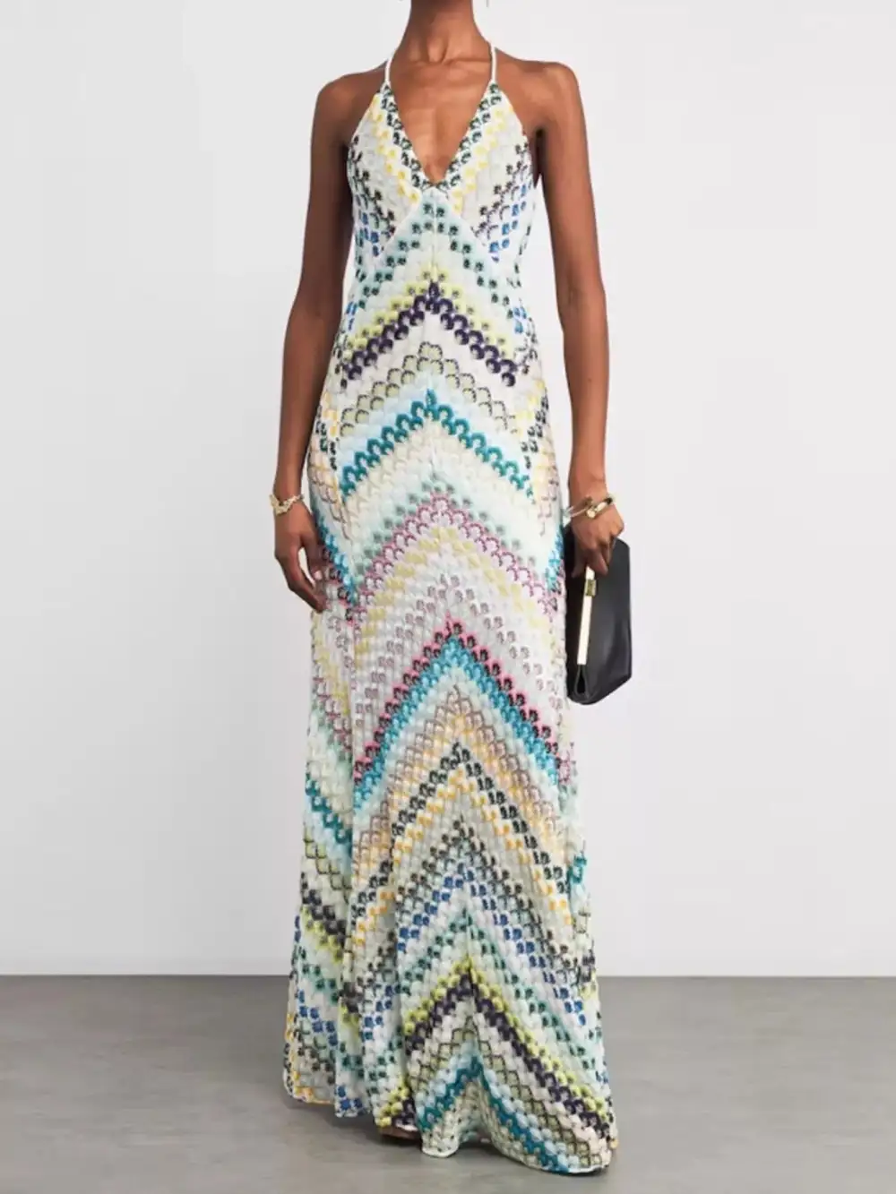 Classic Spaghetti-Strap Maxi Dress
