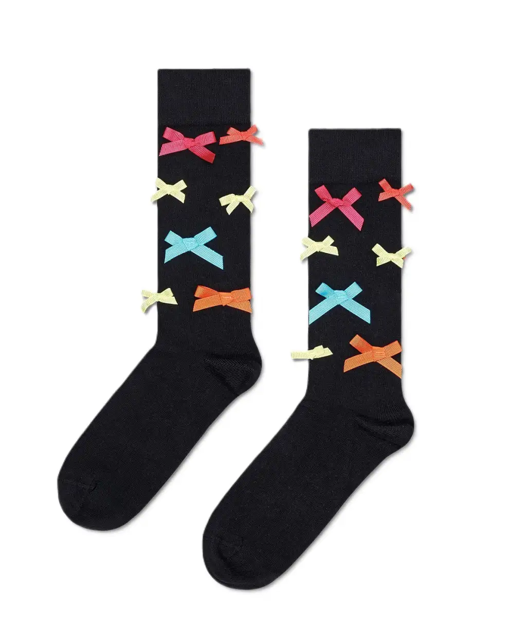 Everyday Bow-Detail Cotton Crew Socks