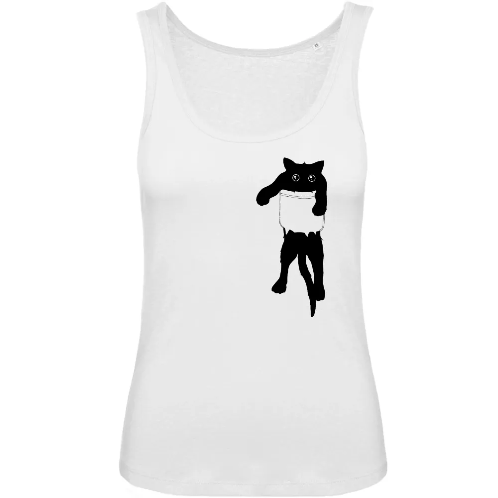 Pocket Cat Graphic Tank
