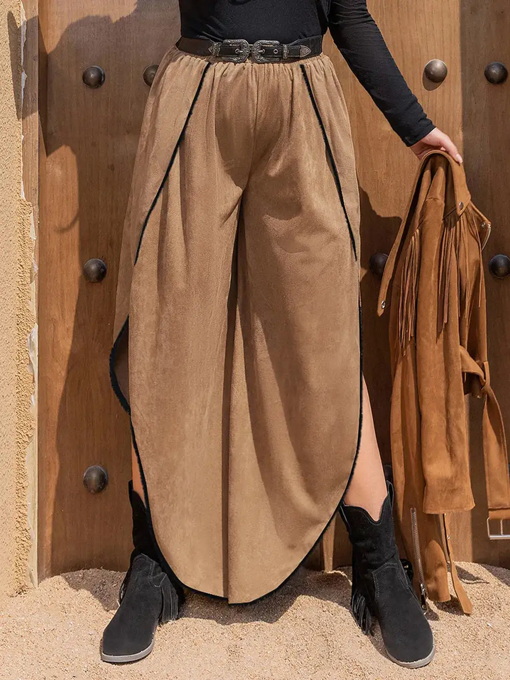 Wide Leg High Waist Pants