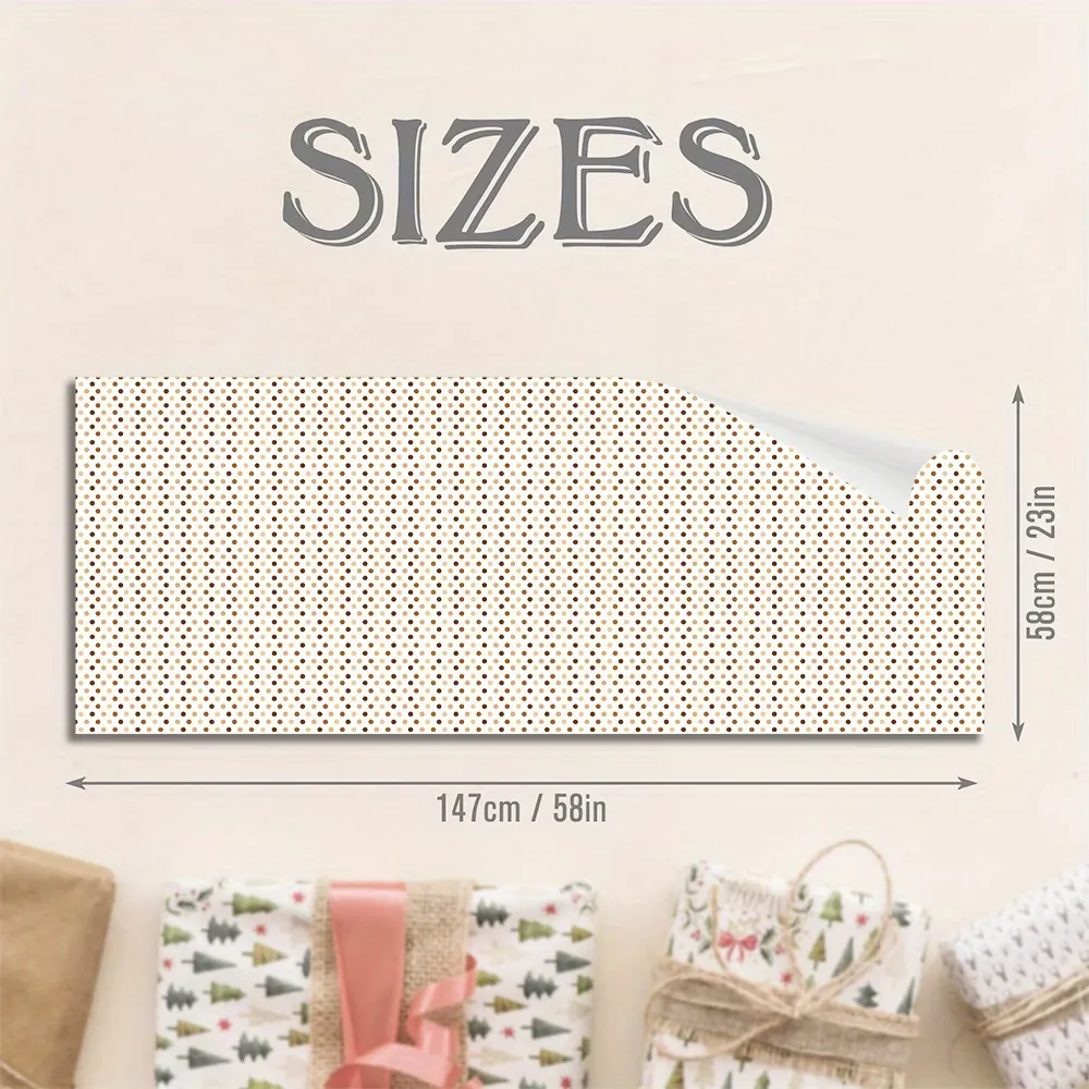 Minimalist Polka Dot Gift Wrap