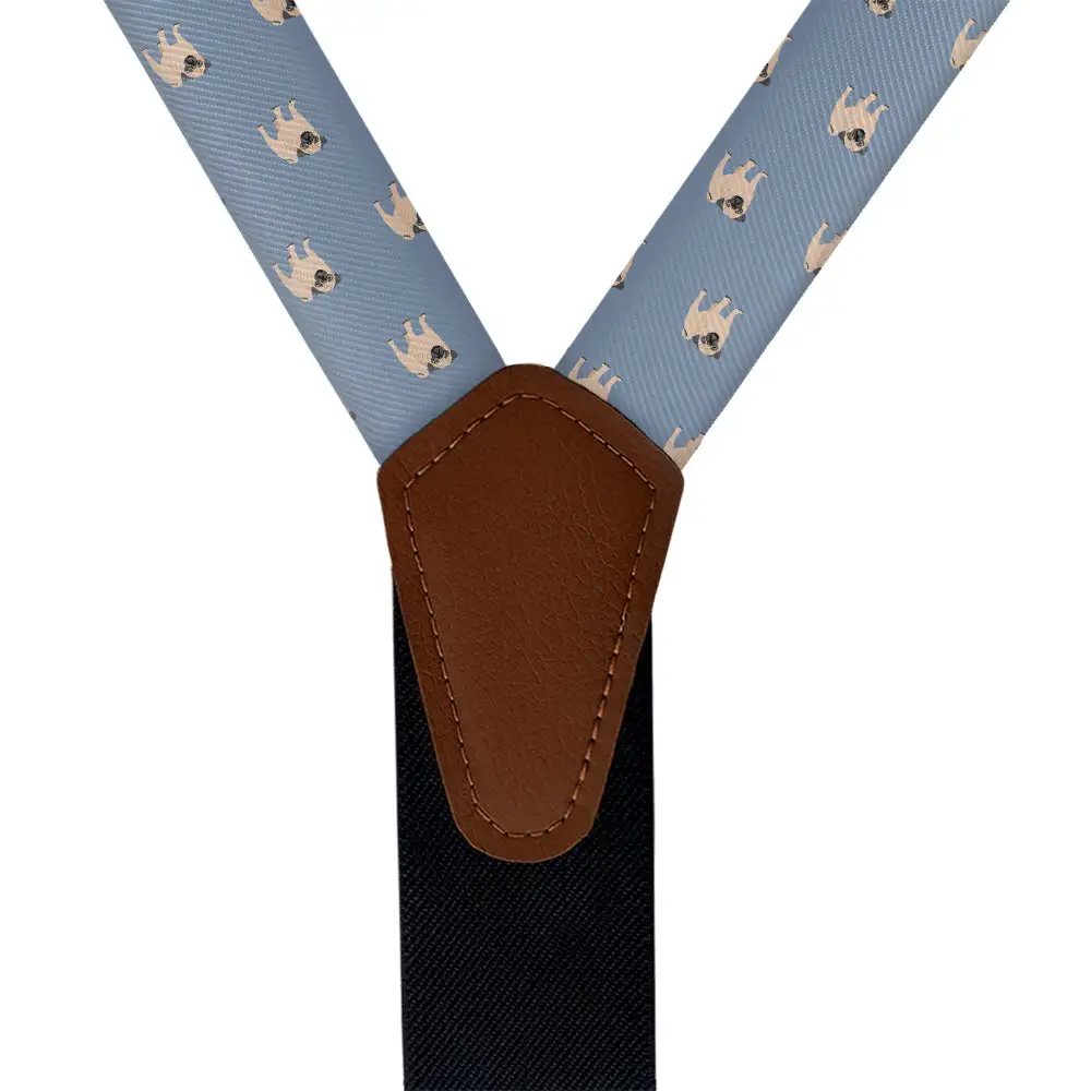 Pug Dog Theme Suspenders