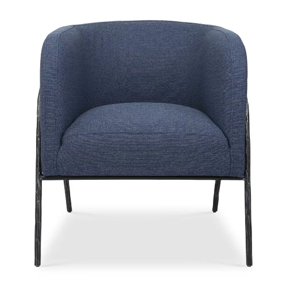 Barrel-Back Scandinavian Accent Chair