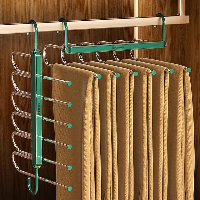 Telescopic Folding Pant Rack
