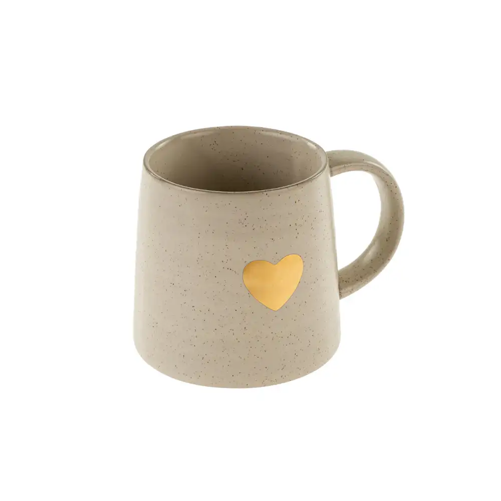 Heart Stoneware Mug
