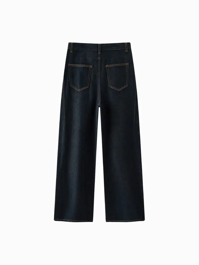 Men's Denim Open-weave Denim Pants