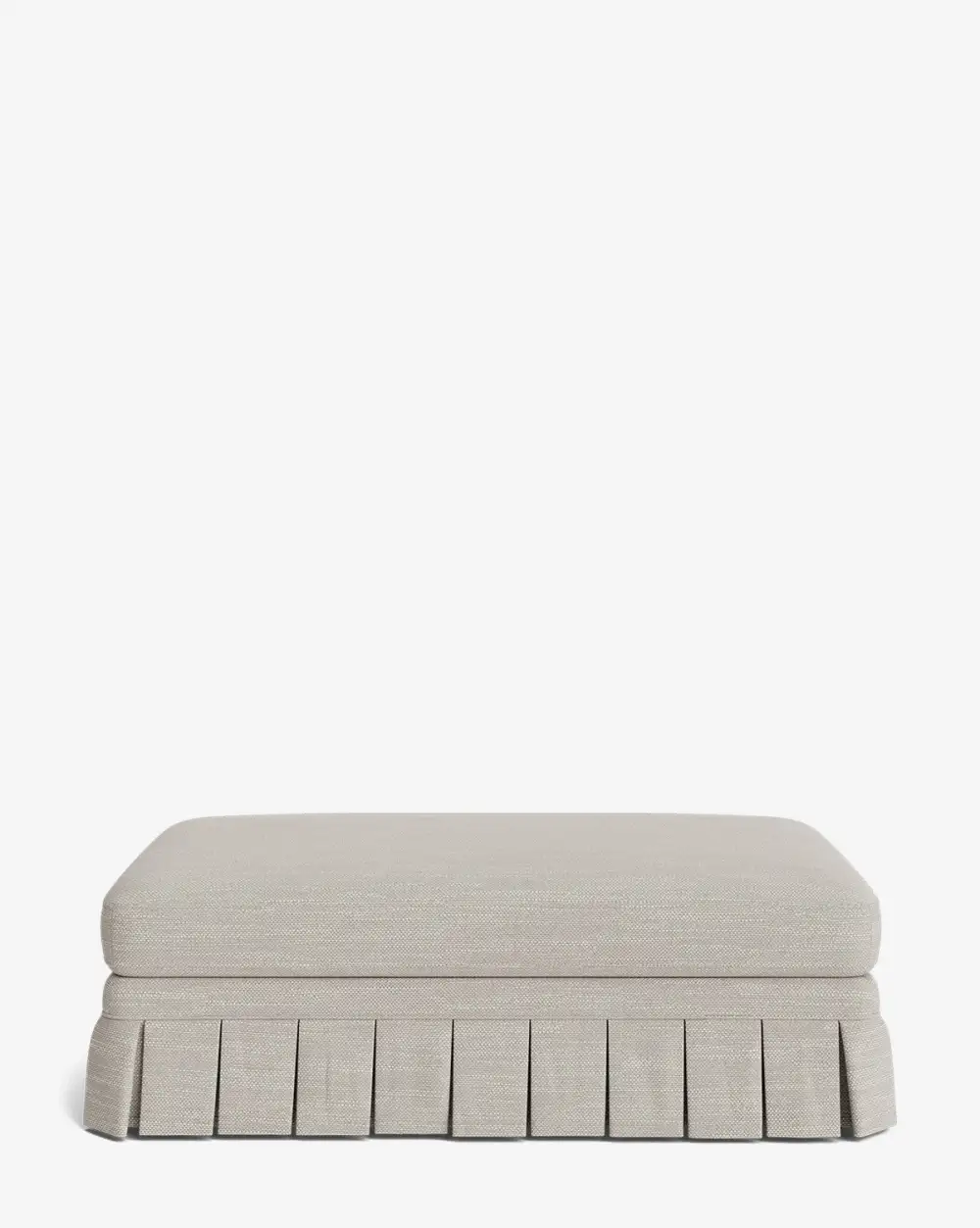 Everyday Pleated Ottoman