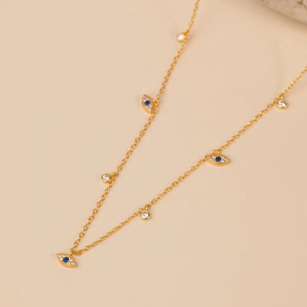 Evil Eye Charm Necklace Necklace