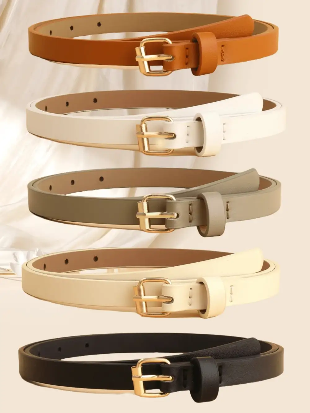 Classic Square Buckle Belt