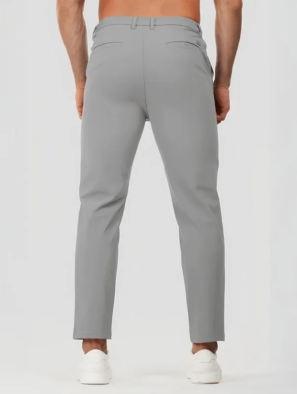 Grey Stretch Pants