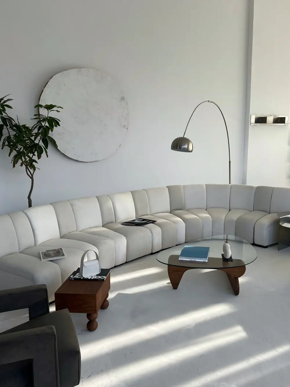 Modular Curved Sectional Sofa