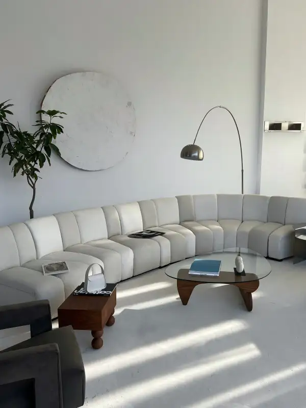 Modular Curved Sectional Sofa