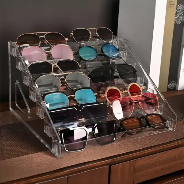 Multi-Tier Sunglasses Storage Rack