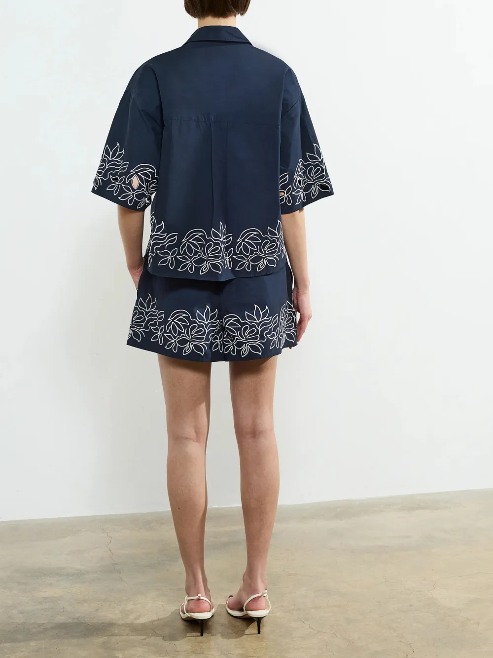 Fashion Creative Floral Print Shorts