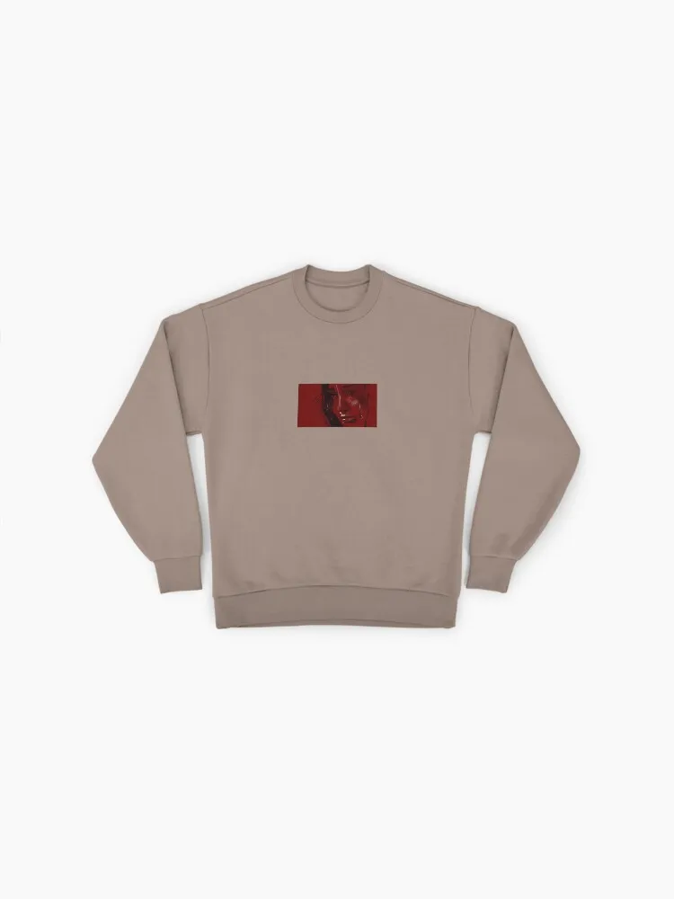 Minimalist Red Box Logo Sweatshirt