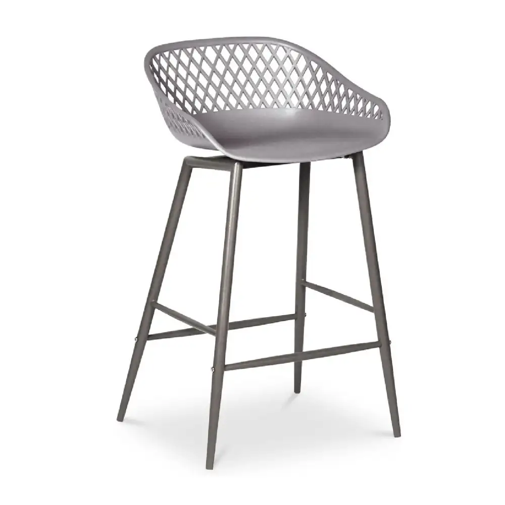Diamond-Mesh Indoor/Outdoor Counter Stools Two Pack