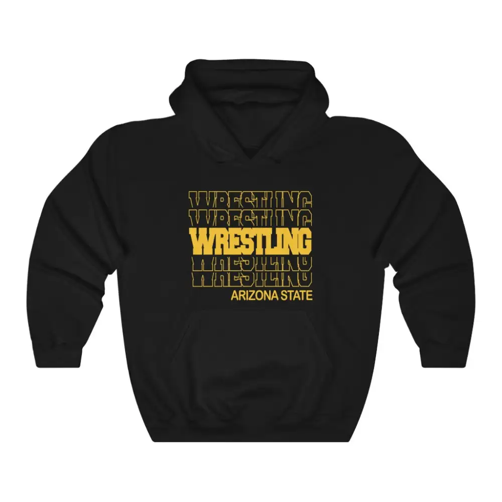 Everyday Modern Stacked Wrestling Graphic Pullover Hoodie