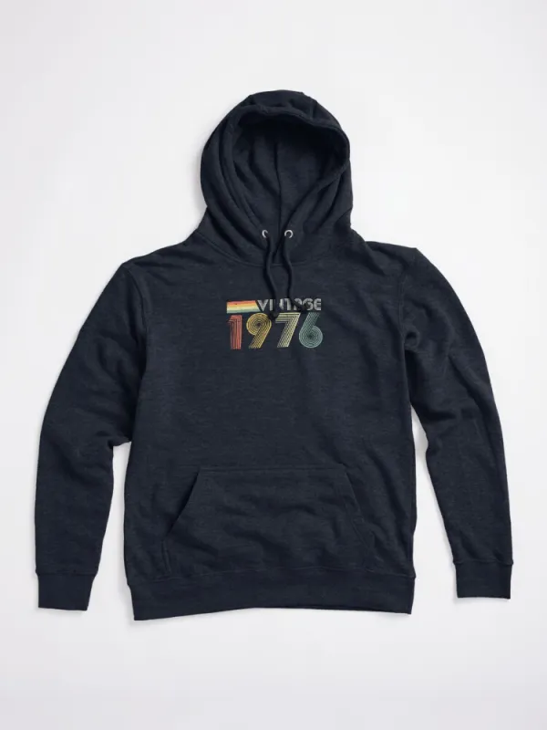 Retro Graphic Print Hoodie