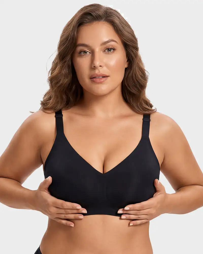 Seamless Soft Comfort Jelly Strip Wireless Bra