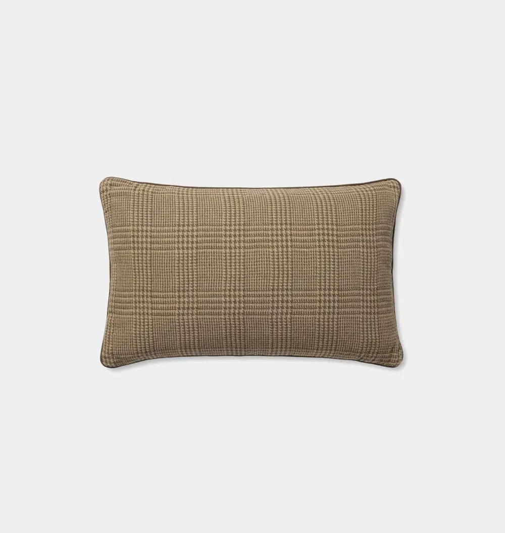 Brown Woven Sofa Throw Pillow