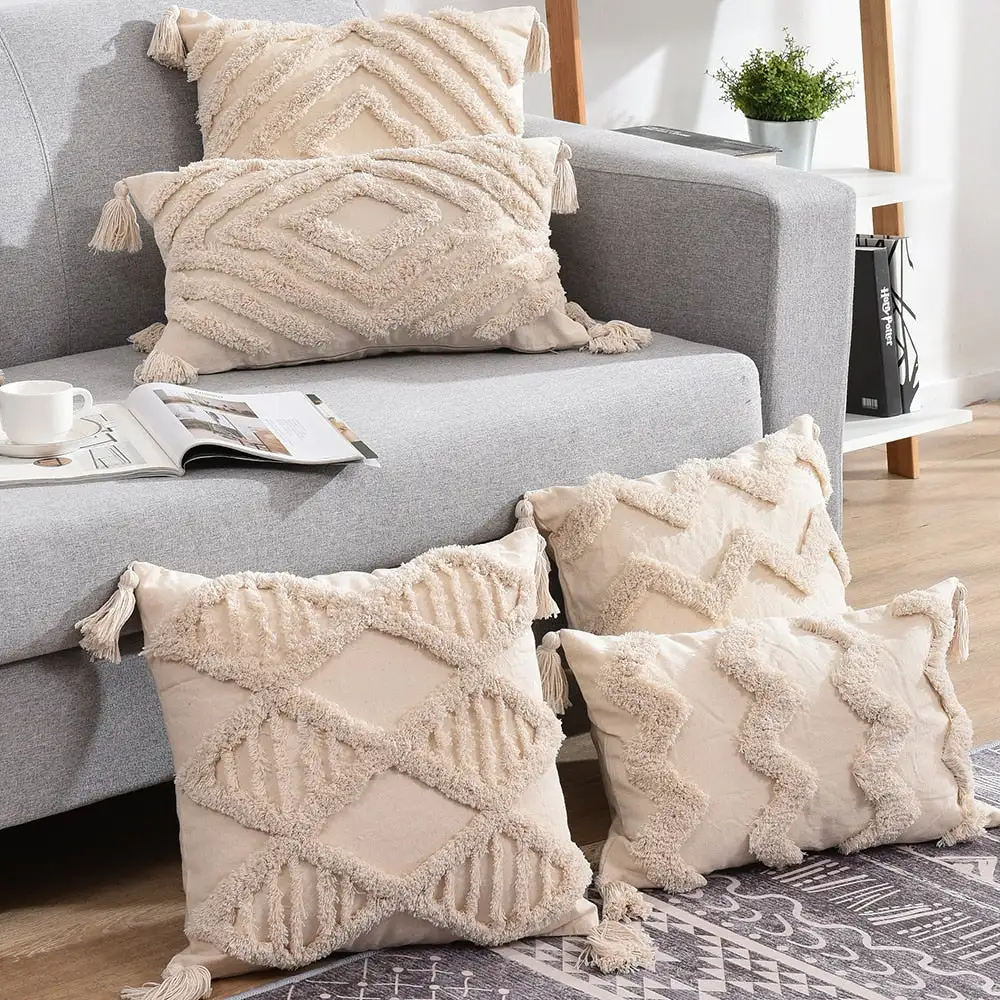 Tassel Boho Pan Decorative Throw Blanket