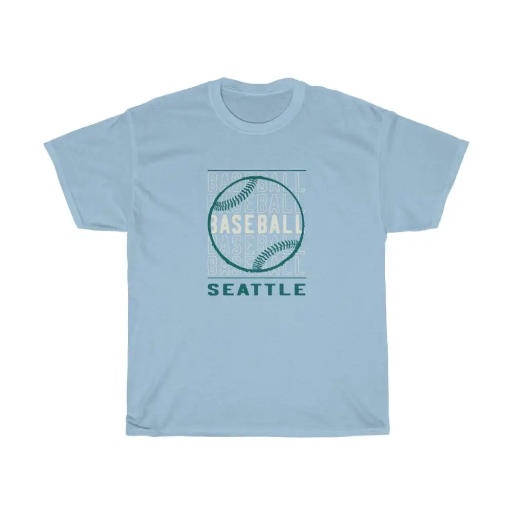 Baseball Seattle with Baseball Graphic T-Shirt