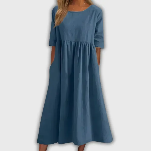 Refined Relaxed Everyday Casual Dress