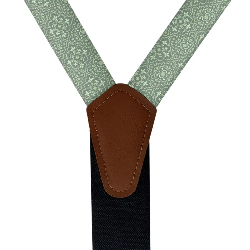 Guilded Medallion Pattern Suspenders