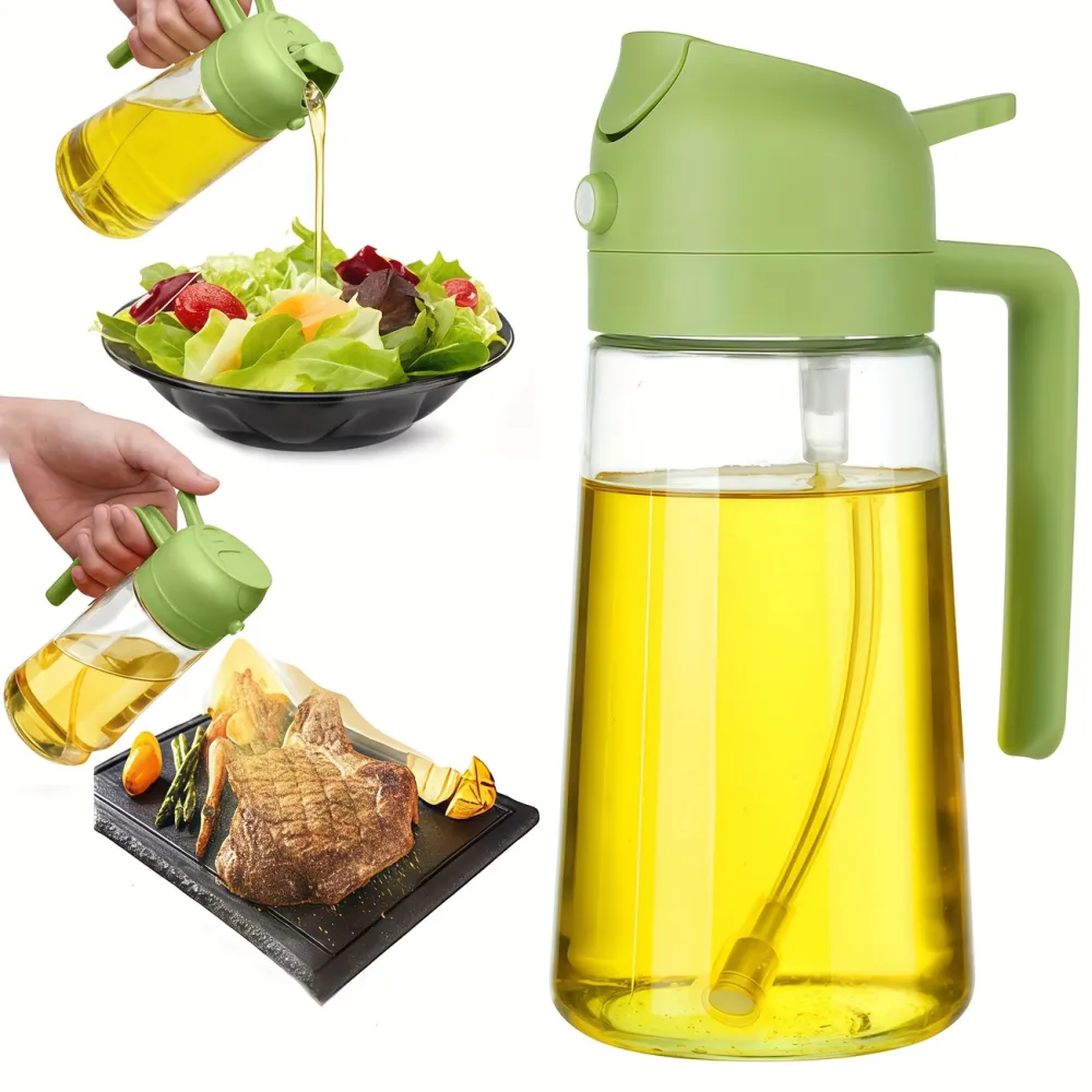 Leak-Proof Glass Oil Dispenser