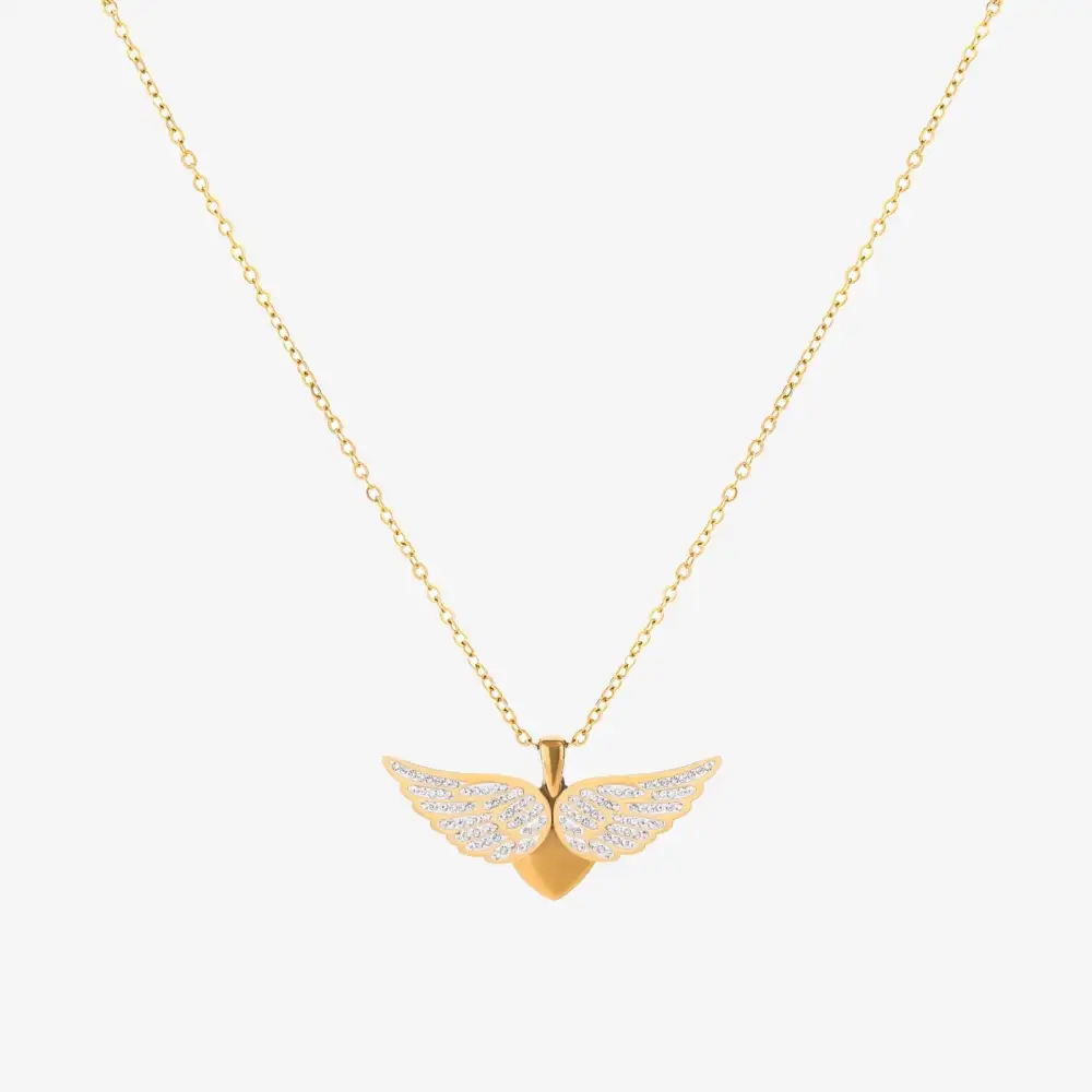 Crossover Wing Necklace