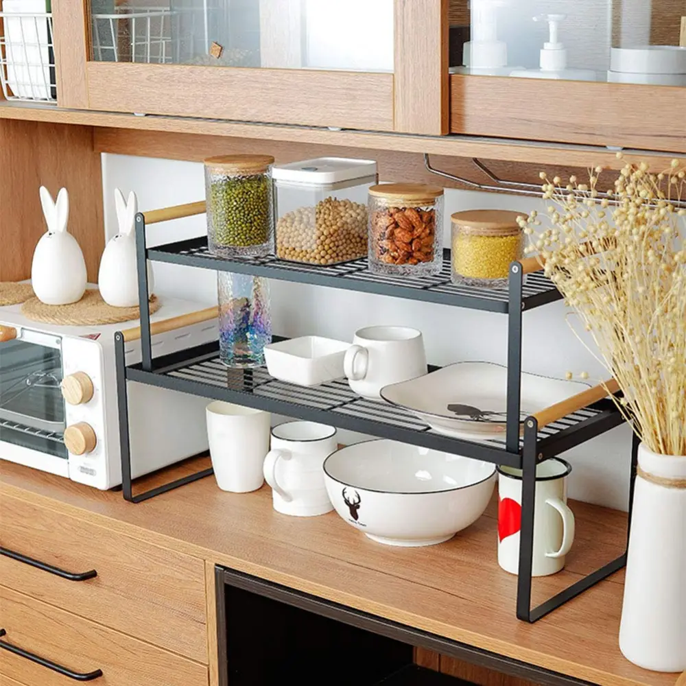 Black Countertop Display Riser
