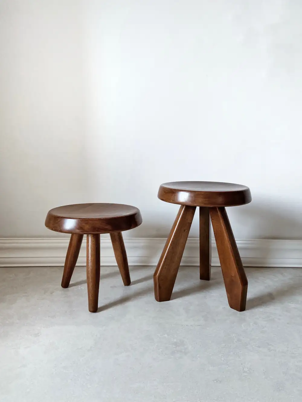 Rustic Wood Accent Stool