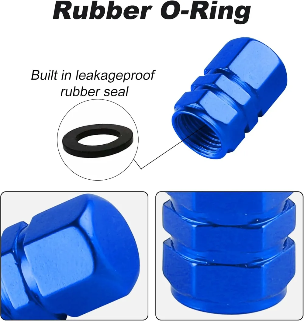 Aluminum Tire Valve Cap Set